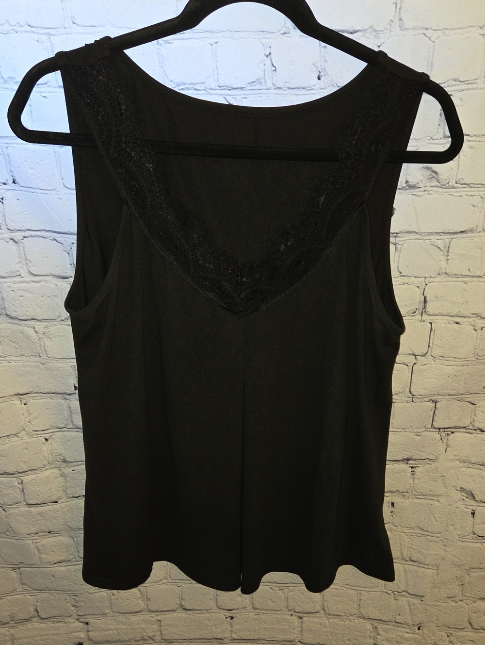 Shein Curve  Lace Trimmed Tank